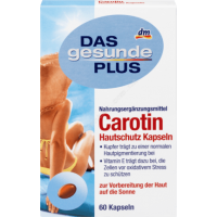 Капсулы с растительными каротиноидами, витаминами и медью для кожи Mivolis - Das gesunde Plus Carotin, 60 шт