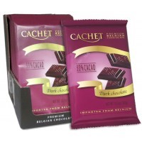 Купить Шоколад Cachet Dark Chocolate 53% (300г) - с доставкой по Украине