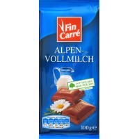 Шоколад молочный Fin Carré Milk Chocolate 100г