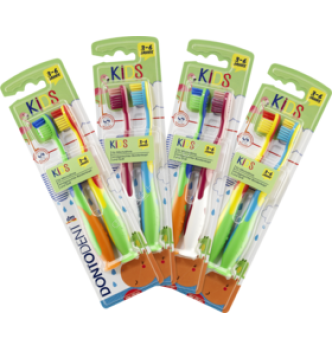 Купить Детская зубная щетка Dontodent Kids 2 шт - с доставкой по Украине
