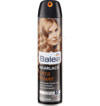 Купить Лак для волос c ультра сильной фиксацией 5 - Balea Ultra Power Haarspray 300мл - с доставкой по Украине