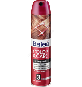 Купить Лак для волос окрашеных, фиксация 3 - Balea Color & Care Haarspray 300мл - с доставкой по Украине