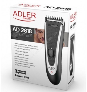 Купить Машинка для стрижки Adler AD 2822 + тример в ПОДАРОК - с доставкой по Украине