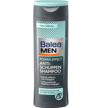 Купить Мужской профессиональный шампунь против перхоти Balea men Power Effect Anti-Schuppen Shampoo 250 мл. - с доставкой по Украине