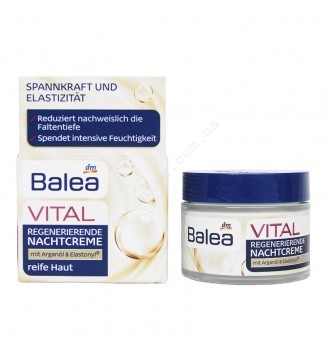 Купить Ночной крем для зрелой кожи лица Balea Vital Regenerierende Nachtcreme (50мл) - с доставкой по Украине