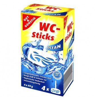 Купить Освежитель для унитаза Океаная Свежесть Gut&Günstig WC Sticks 4 шт - с доставкой по Украине