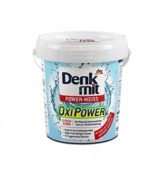 Купить Пятновыводитель с активным кислородом для белых вещей Denkmit Oxi Power Power-weiss 750гр - с доставкой по Украине