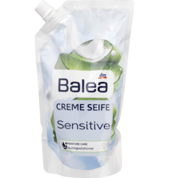 Купить Жидкое крем-мыло Нежность для чувствительной кожи Balea Creme Seife Sensitive 500 мл (запаска) - с доставкой по Украине