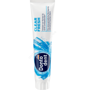 Купить Зубная паста Мягкая Свежесть Dontodent Zahnpasta Clear Fresh (125мл) - с доставкой по Украине