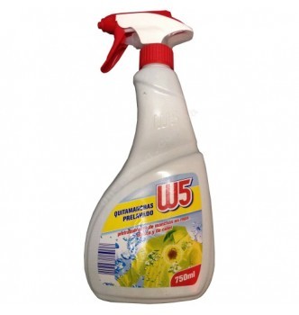Купить Спрей - пятновыводитель W5 Pre-wash spray 750мл - с доставкой по Украине