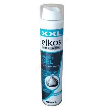 Купить Гель для бритья Нежное прикосновение для чувствительной кожи Elcos for Men Sensitive Gel XXL 250 мл - с доставкой по Украине