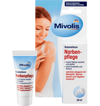 Купить Мазь для лечения и ухода за рубцами кожи от Миволис 20мл - DAS gesunde PLUS (Mivolis) Narbenpflege, 20 ml - 4010355321817 - с доставкой по Украине