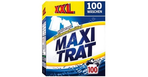 Порошок для стирки универсальный Maxi Trat XXL Макси Трат 6 кг (100 стирок)  – купить в интернет-магазине Guten Tag оптом и в розницу!