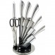 Набор металлических ножей на подставке Royalty Line RL-KSS600 7pcs